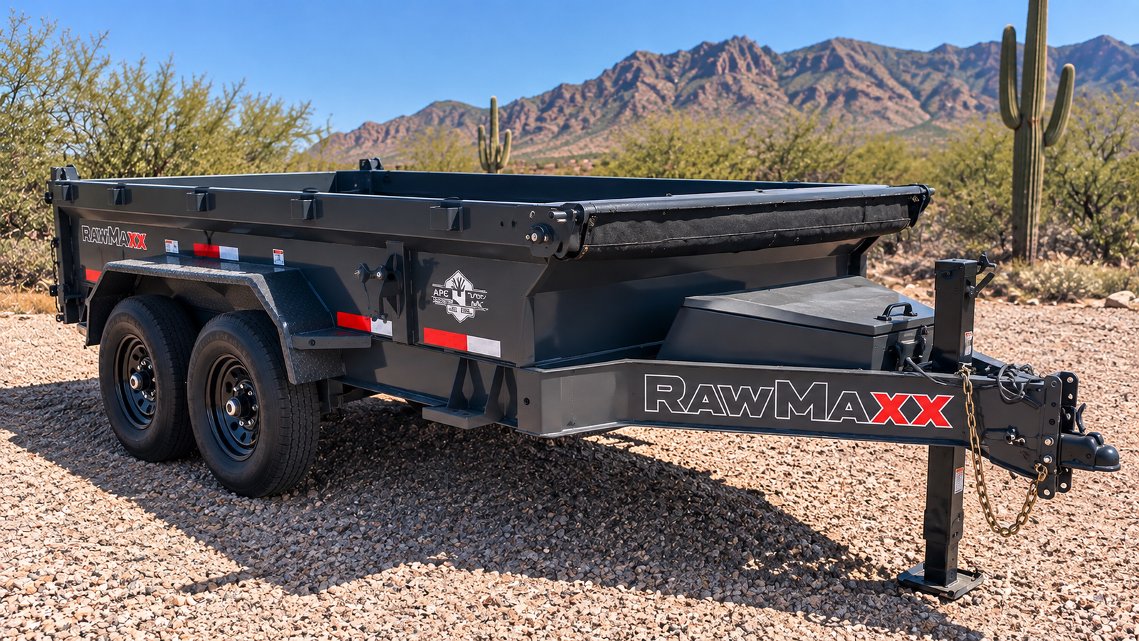 14’ RawMaxx Dump Trailer – 14K GVWR